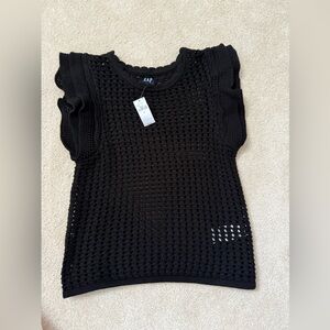 GAP Elegant Black Knit Top
